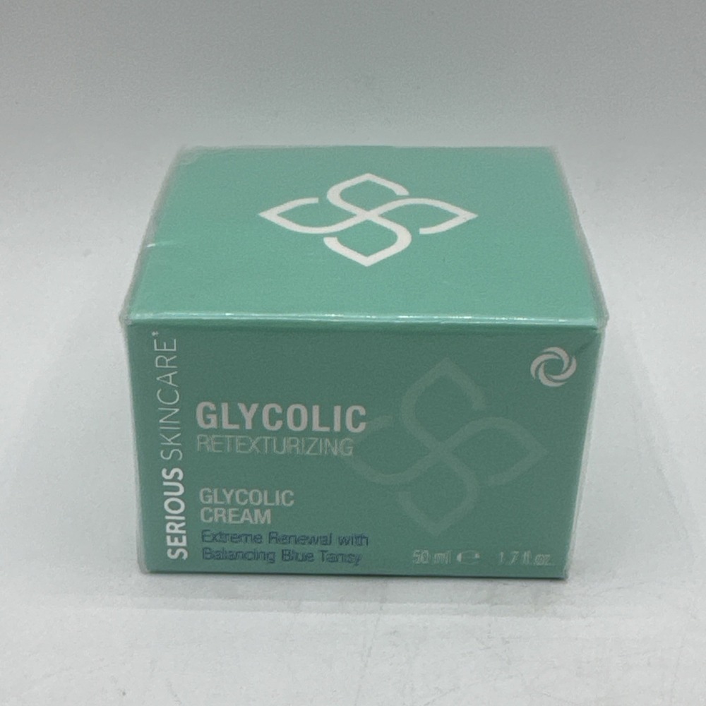 Serious Skincare Glycolic Retexturizing Glycolic Cream w/ Blue Tansy 1.7 oz
